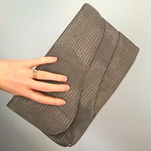 Vintage Gray Clutch Purse